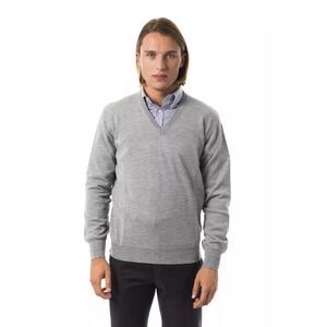 Uominitaliani Gray Wool Men Men's Sweater